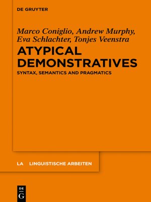 cover image of Atypical Demonstratives